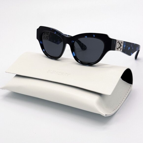 NEW BURBERRY SUNGLASSES BLACK HAVANA WOMEN BE4423 4111/87 BURBERRY BE4423 411187 main image 7